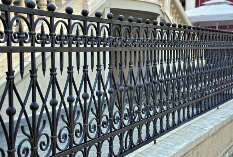 Products For Wrought Iron Fence Installations in use