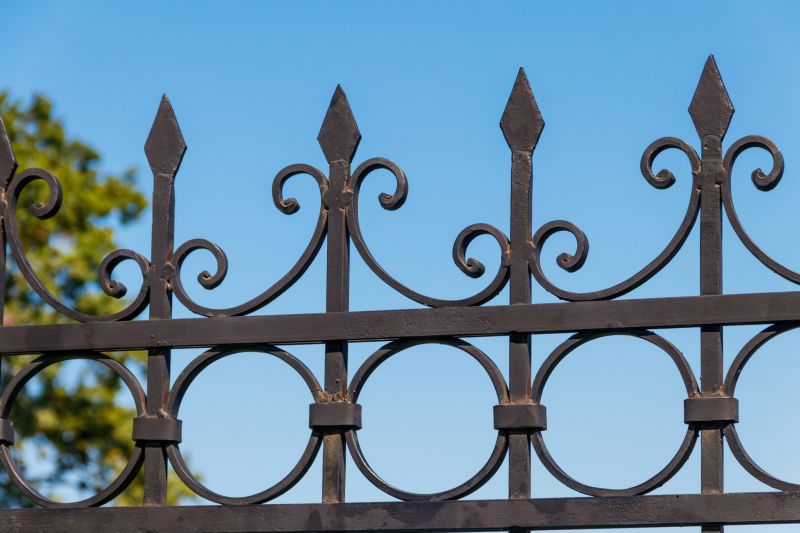 Wrought Iron Fence Installation in Spring