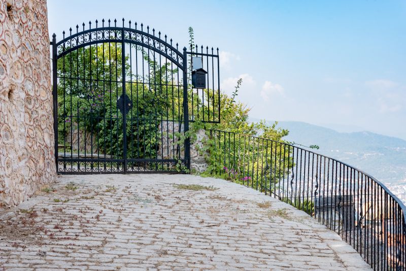 Elegant Wrought Iron Gates